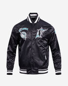 Florida Marlins Retro Classic Rib Satin Jacket 