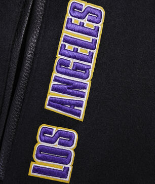 Los Angeles Lakers Retro Classic Rib Wool Varsity Jacket