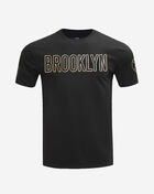 PRO STANDARD Black and Gold Brooklyn Nets Tee BBN1513570-BLK Black 1