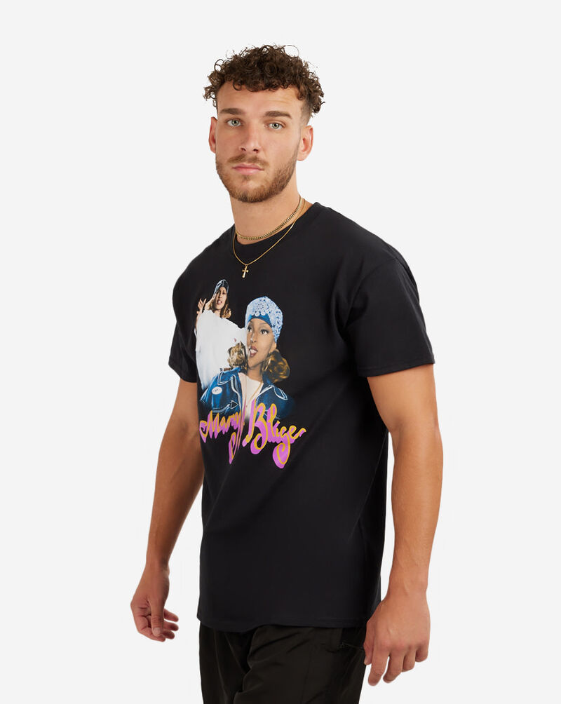 Graphic Tees Mary J Blige Scarf Tee 37421062 Black 2