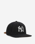 New Era 9Forty New York Yankees A-Frame Dotted Pinstripe Energy Snapback Hat  60745195 Black 1