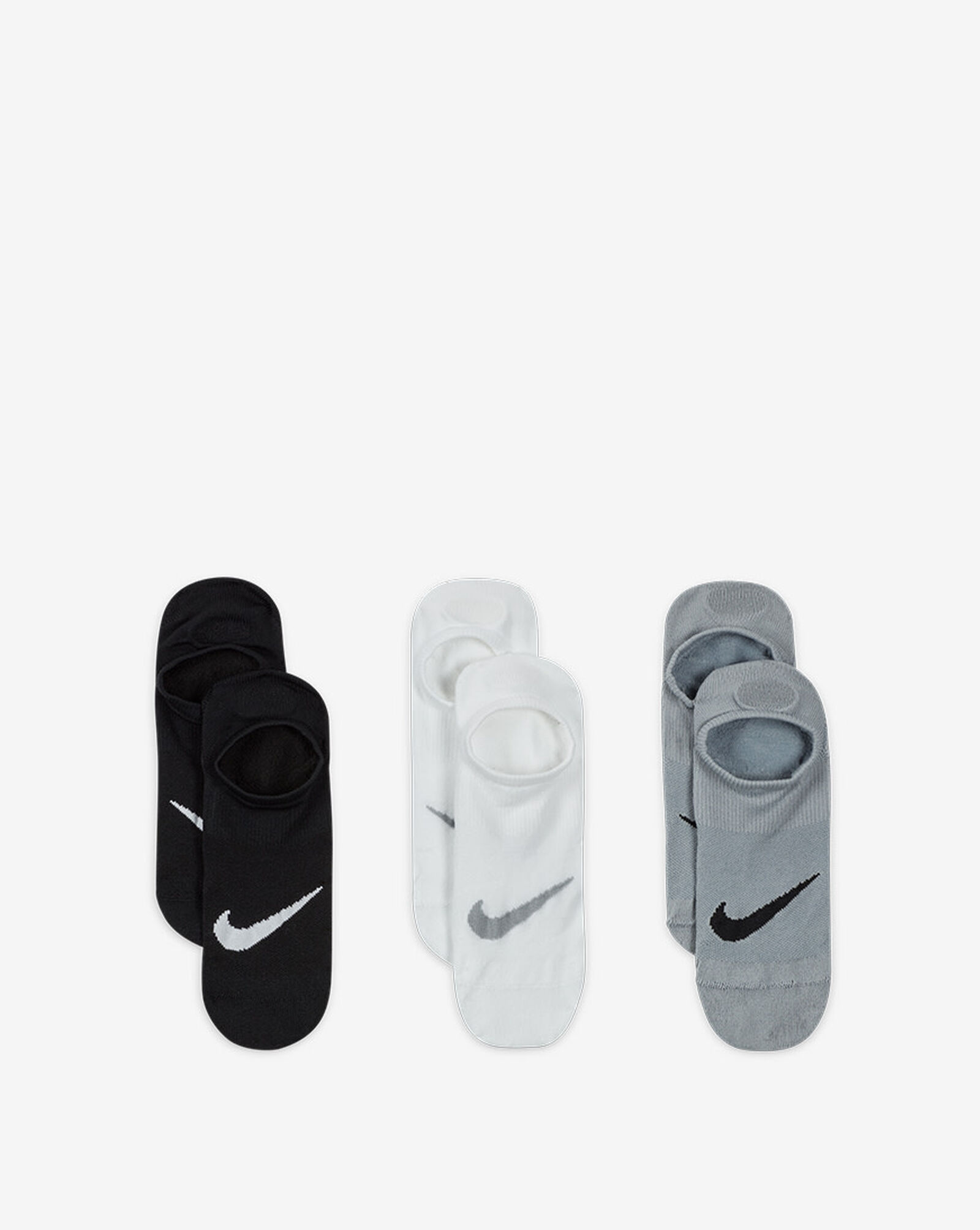 Shop Nike Everyday Plush Lightweight NoShow Socks SX5277927 black