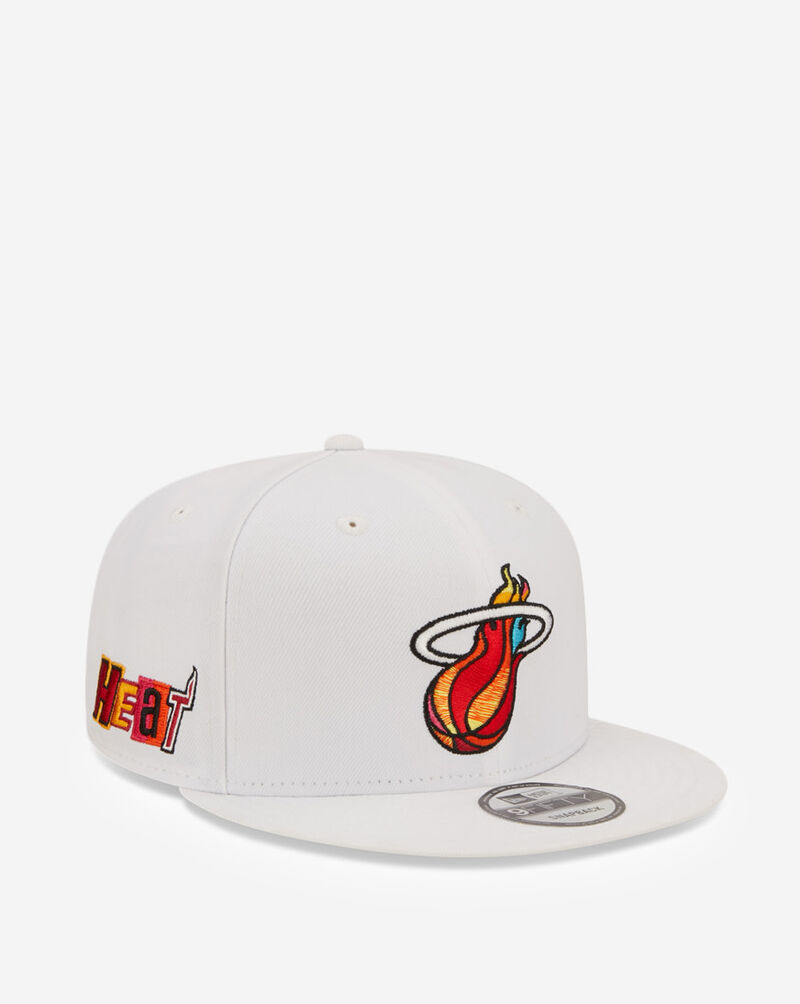 New Era 9Fifty Miami Heat City Edition Snapback Hat 60294502-ERA White 1