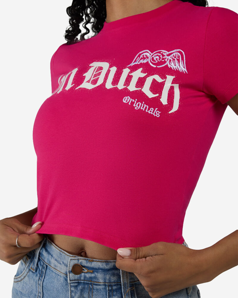 Von Dutch Gel Baby Tee VND9E0311SN Pink 3