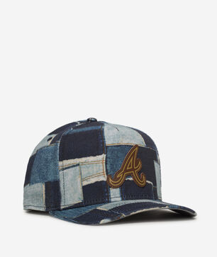 9Fifty Atlanta Braves A-Frame Denim Patchwork Snapback Hat