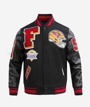 San Francisco 49Ers Mash Up Rib Wool Varsity Jacket