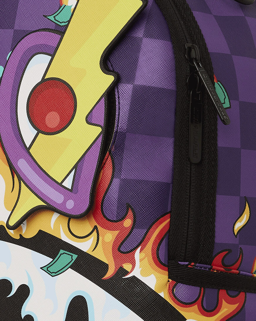 【SPRAYGROUND】ロゴ入り スーツケース SPRAYGROUND Brand New SPRAYGROUND Rubber Logo Red White Deluxe Bag