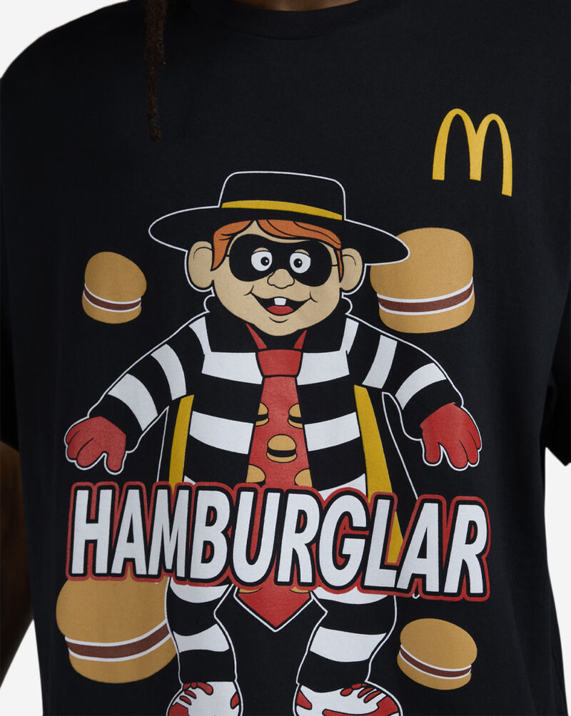 Graphic Tees McDonald's Burglar Tee MCD2481XX Black 3