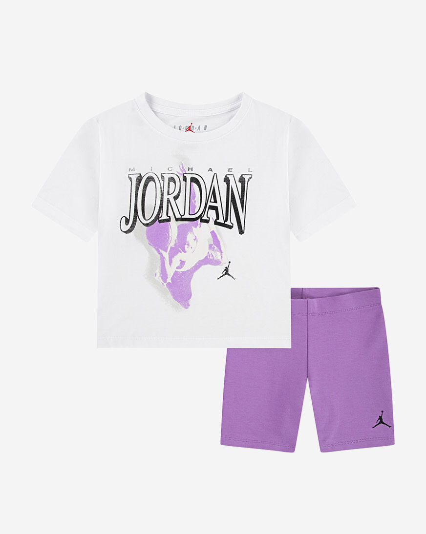 Shop Jordan Toddler Retro 1984 2-Piece Bike Shorts Set 25D977-P3R