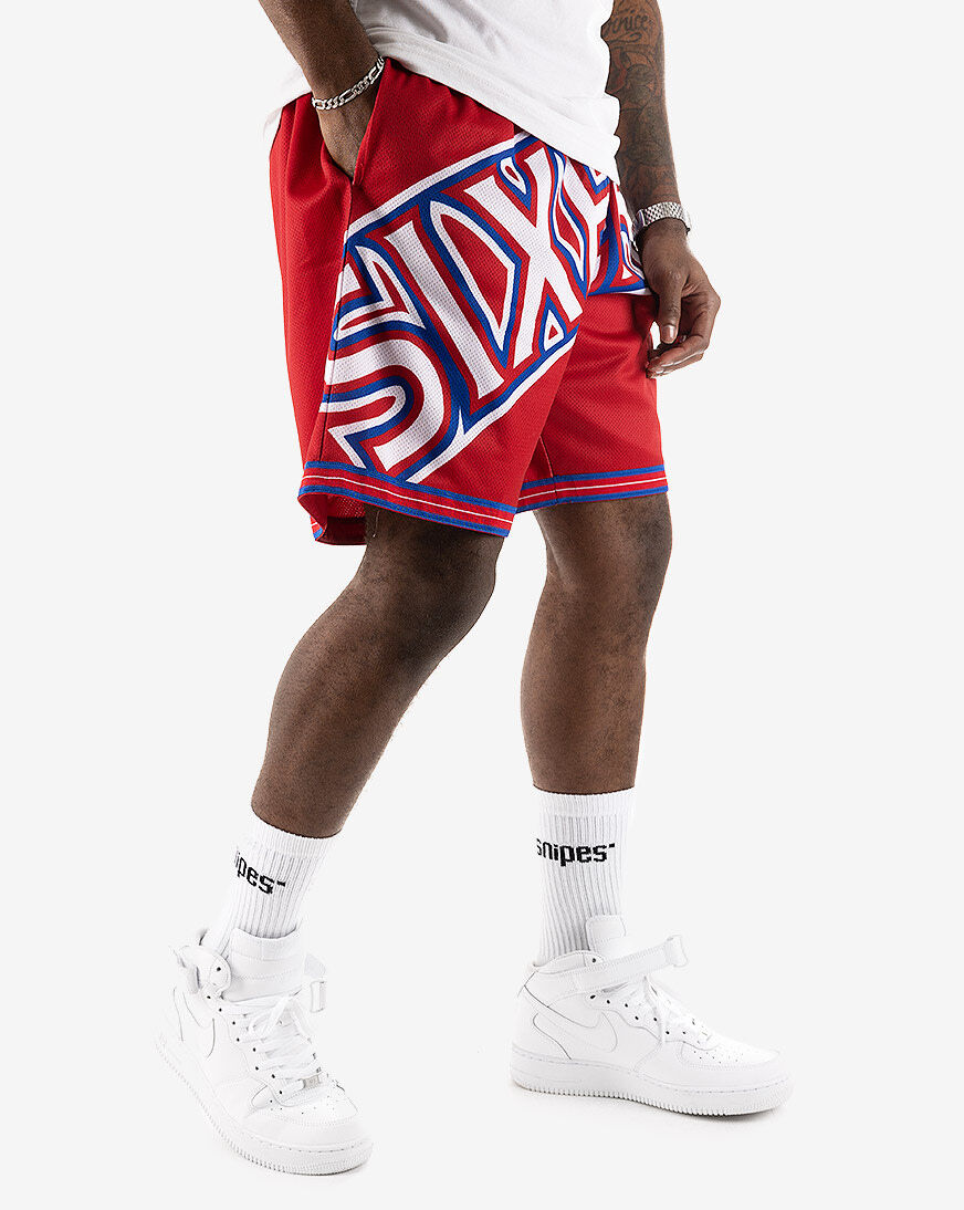 76ers big face shorts