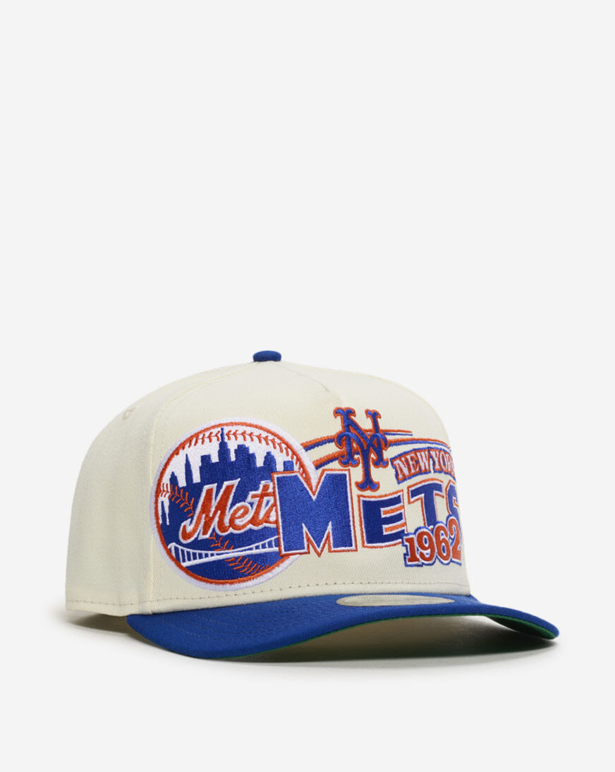 Shop New Era 9Fifty New York Mets Classic A-Frame Snapback Hat