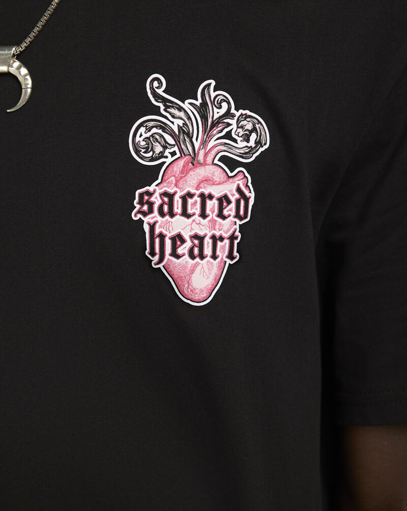 Graphic Tees Sacred Heart Tee MTUS152-US Black 3