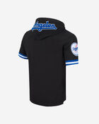 Los Angeles Dodgers Classic Chenille Double Knit Short Sleeve Pull Over Hoodie