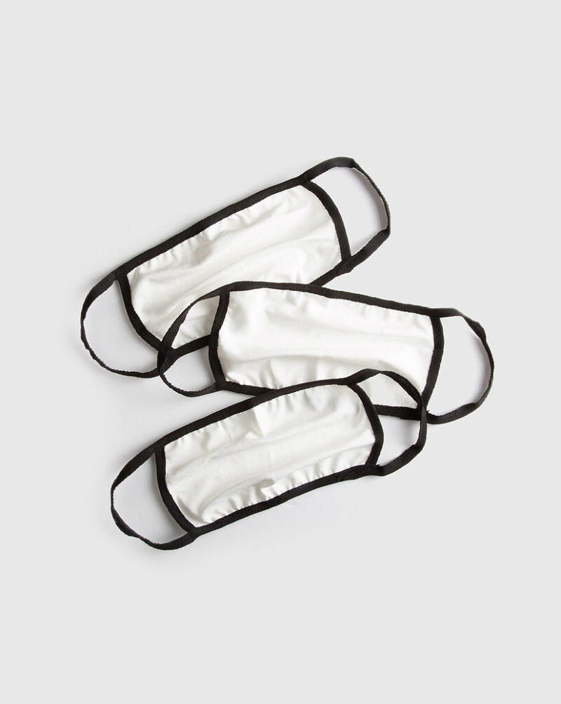 Eternity Face Mask 3 Pack N97950006P3-WHT White 1