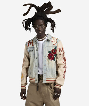 Varsity Denim Jacket