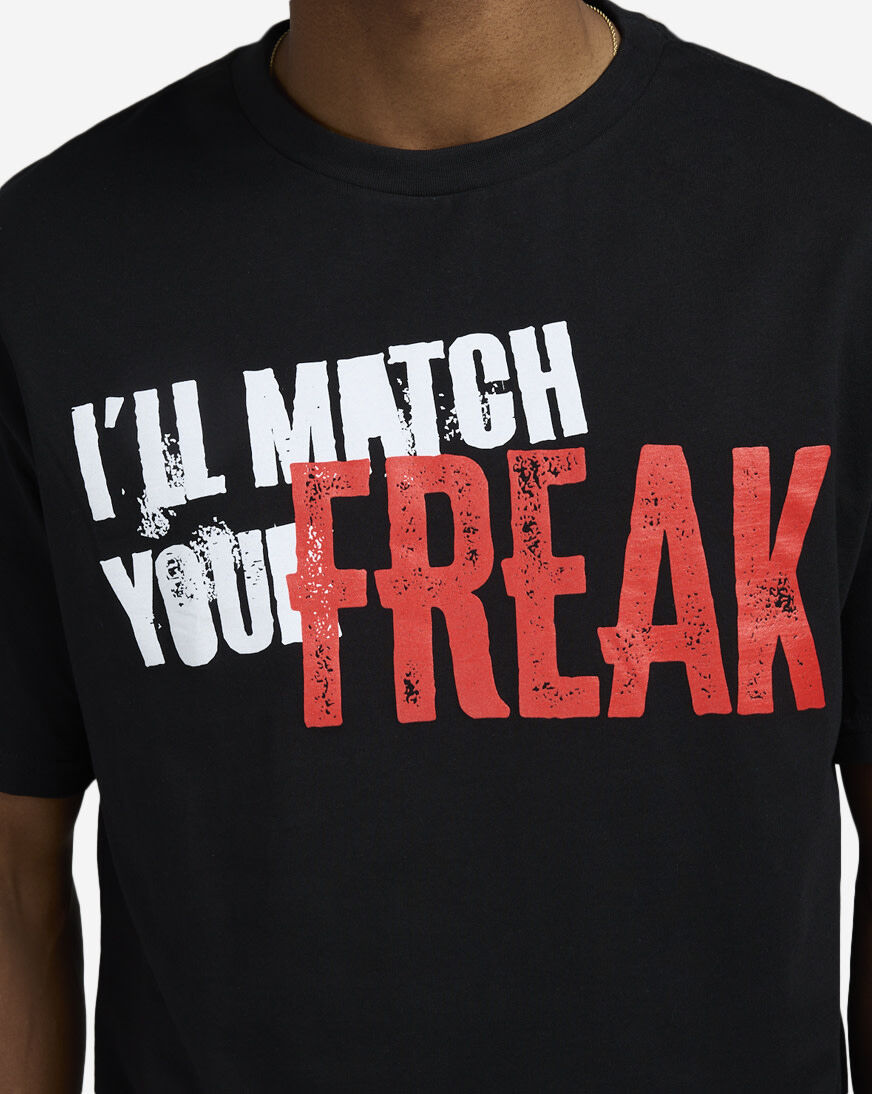 Shop Mister Tee Black Freak Tee MTUS278-US-00007 black