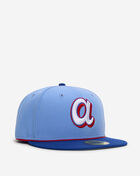 New Era 59Fifty Atlanta Braves City Connect Fitted Hat 60867490 Blue 1