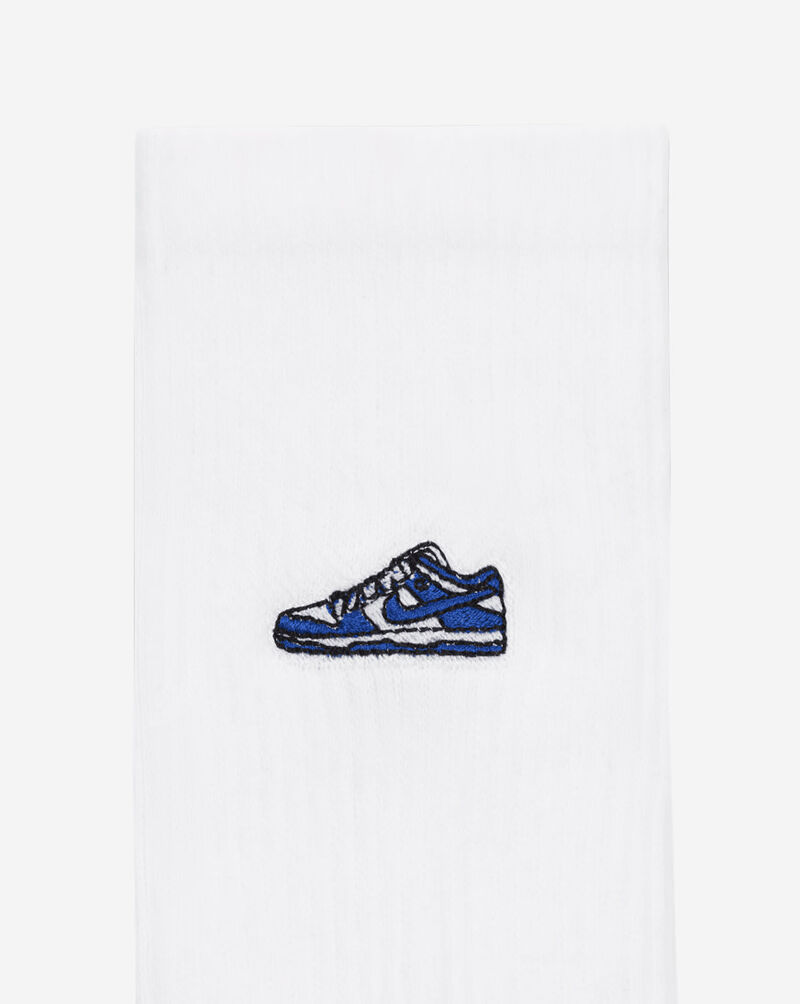 Nike Everyday Crush Dunk Patch Crew Socks (M/L) FQ0326-100 White 2