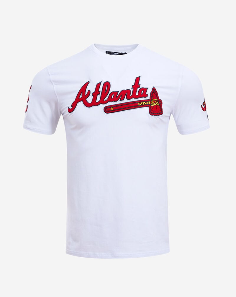 PRO STANDARD Atlanta Braves Classic Chenille Tee LAB131546-WHT White 1