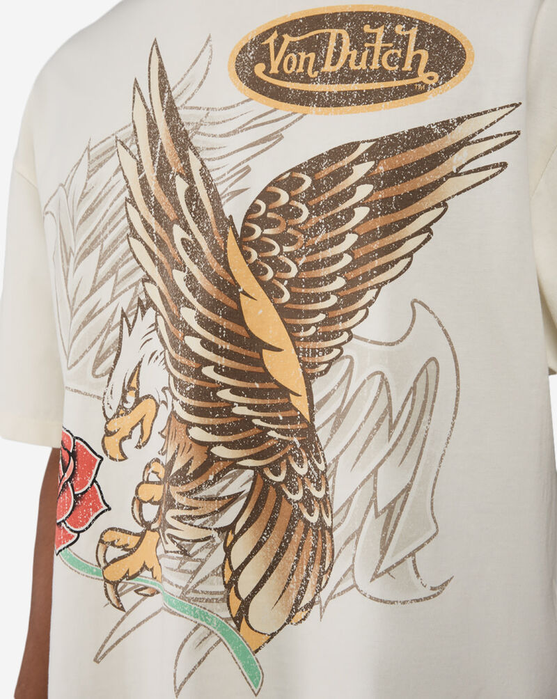 Von Dutch Eagle Rose Tee VND5B0274SN-CRM cream 3