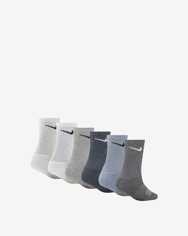 Nike Little Kids' Dri-FIT Performance Basics Crew Socks UN0019-W4X Multi 3