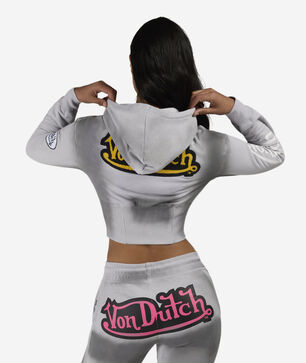 Full Zip Fleece Corset Hoodie