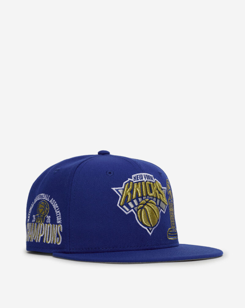 New Era 9Fifty New York Knicks Ring Snapback Hat 61069591 Blue 1