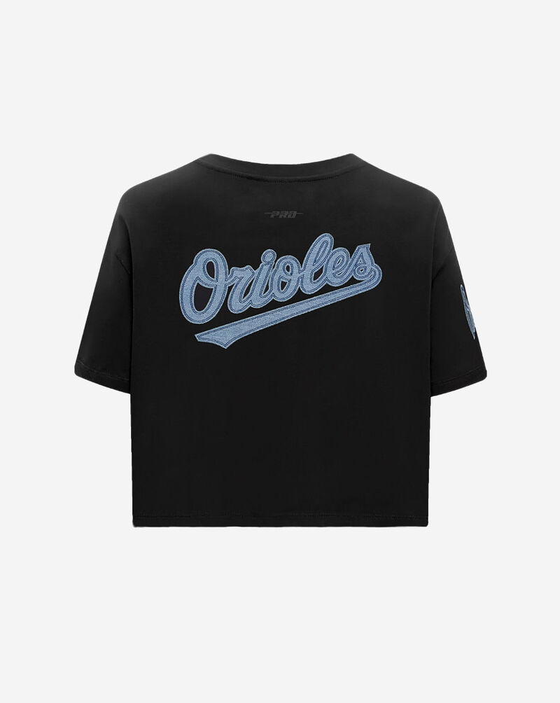 PRO STANDARD Baltimore Orioles Varsity Blues Boxy Tee LBOA39082-BLK Black 3