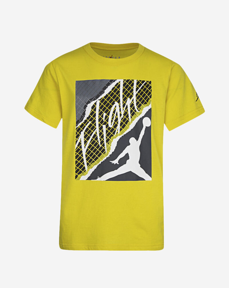 Shop Jordan Boys' AJ14 Flight Lightning Tee 95B103Y1N yellow SNIPES USA