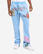 Hasta Muerte Hasta Air Brush Pants HASTAARBSPNT26-BLU Blue 1