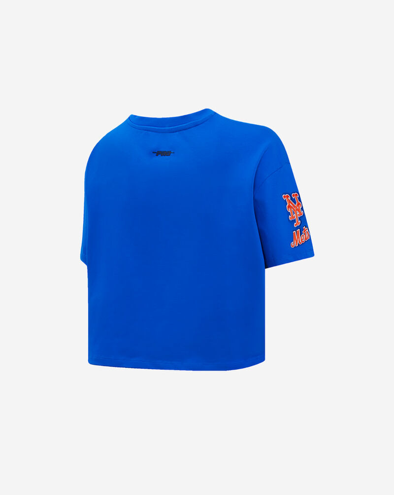 PRO STANDARD New York Mets Mash Up Boxy Tee  LNMA314679-RYB Blue 2