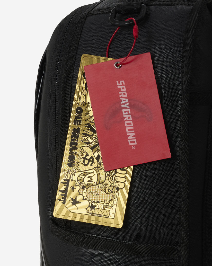 Shop Sprayground Blacked Out Metallic Backpack B8412 black