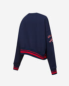 Atlanta Braves Mash Up Rib Fleece Crewneck