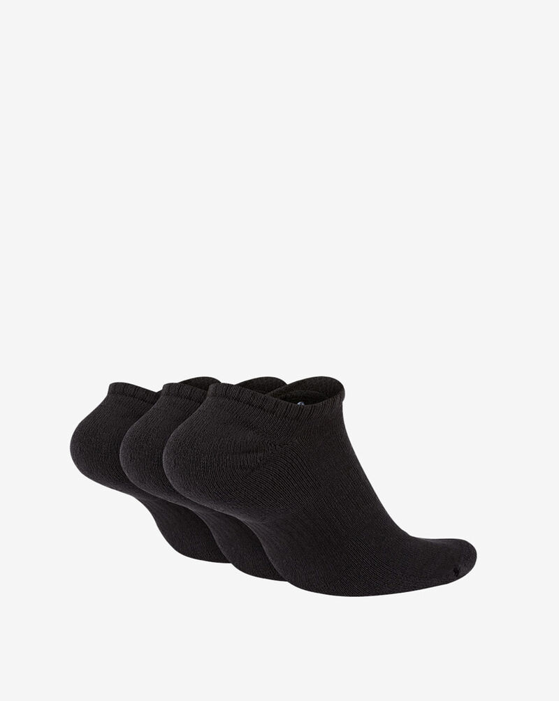 Nike 3Pk Everyday No Show Cushion Socks SX7673-010 Black 2