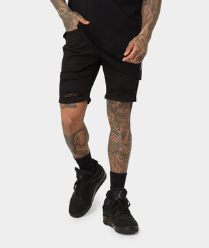 Thrashed Denim Short