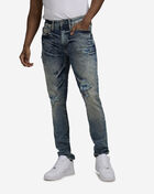 Slim Distressed 5-Pocket Jeans