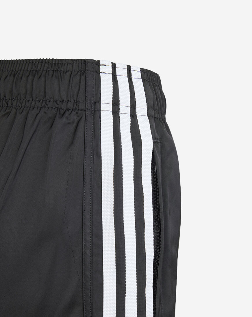 Shop adidas Grade School 3-Stripes Nylon Shorts IT7911 black