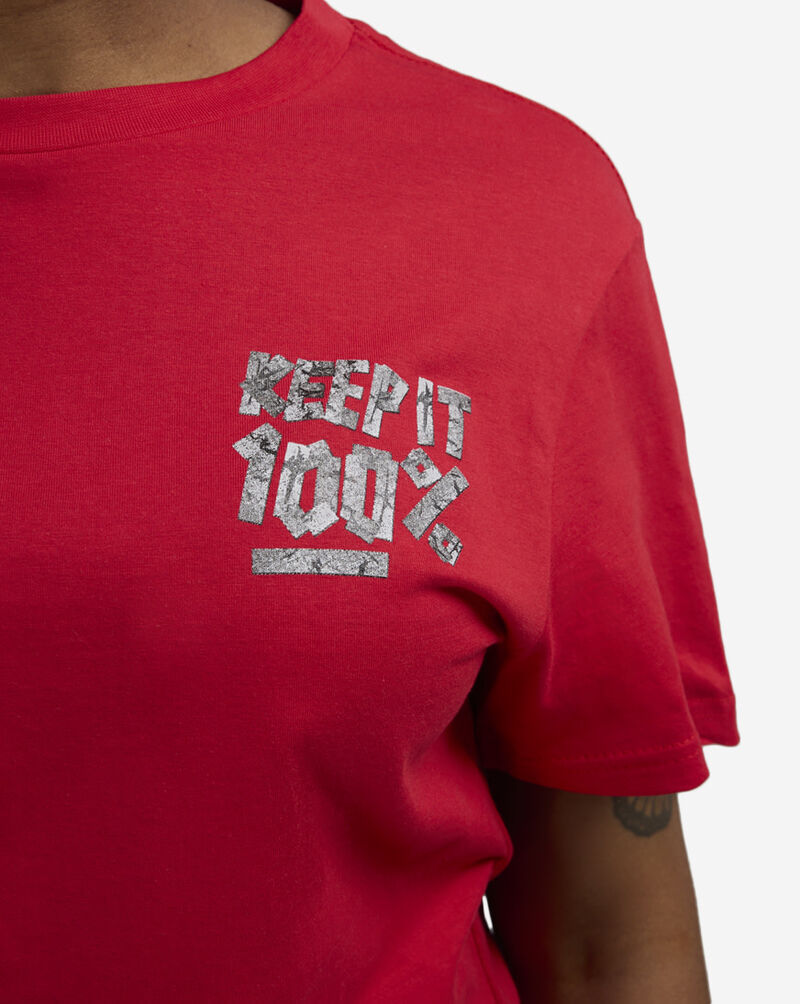Urban Classics Keep It 100 Tee MTUS361-US-00491 Red 3