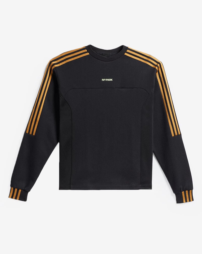 adidas IVY PARK Long Sleeve Crewneck Sweatshirt (Gender Neutral) GT6657 Black 1