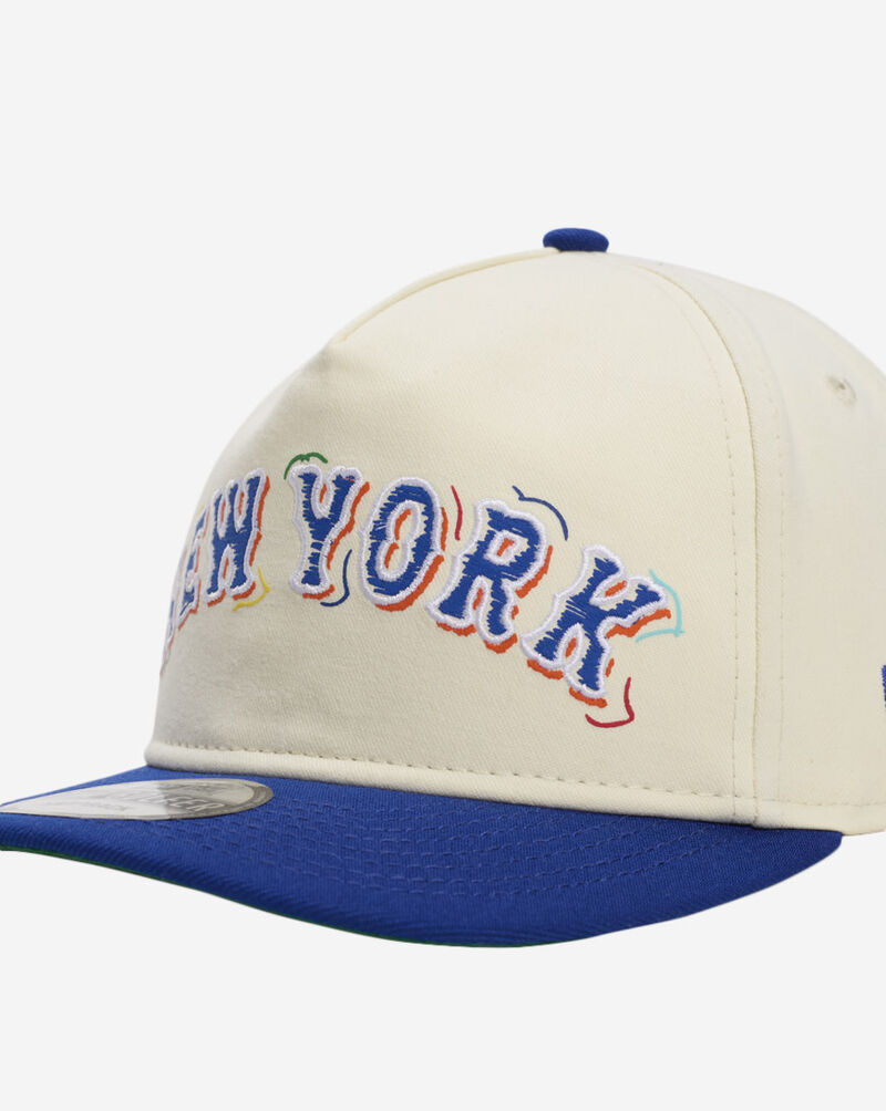 New Era 9Fifty New York Mets Scribble Golfer Snapback Hat 60641271 White 2