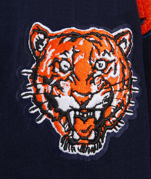 Big Girls' Detroit Tigers Retro Classic Rib Fleece Crewneck