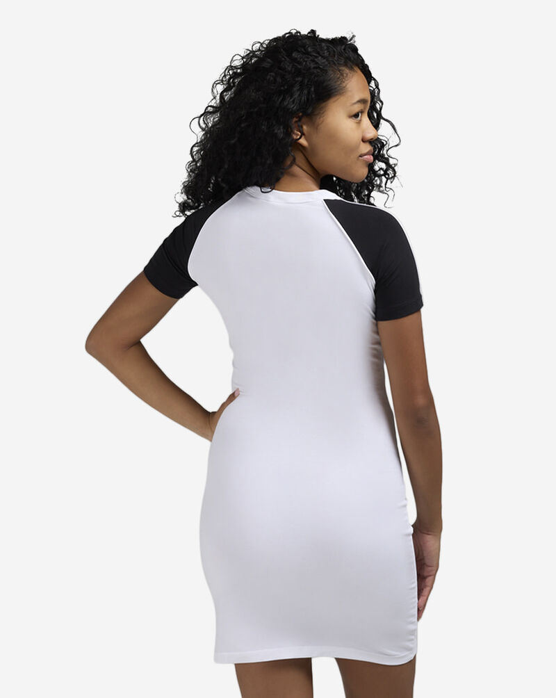 adidas Adicolor 3-Stripes Raglan Short Sleeve Dress JD0837 White 2