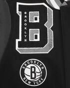 Brooklyn Nets Mash Up Rib Wool Varsity Jacket