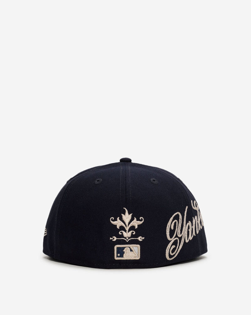New Era 59Fifty New York Yankees Wordmark Fitted Hat 60792428 Blue 3