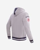 New York Yankees Mash Up Rib Fleece Pull Over Hoodie