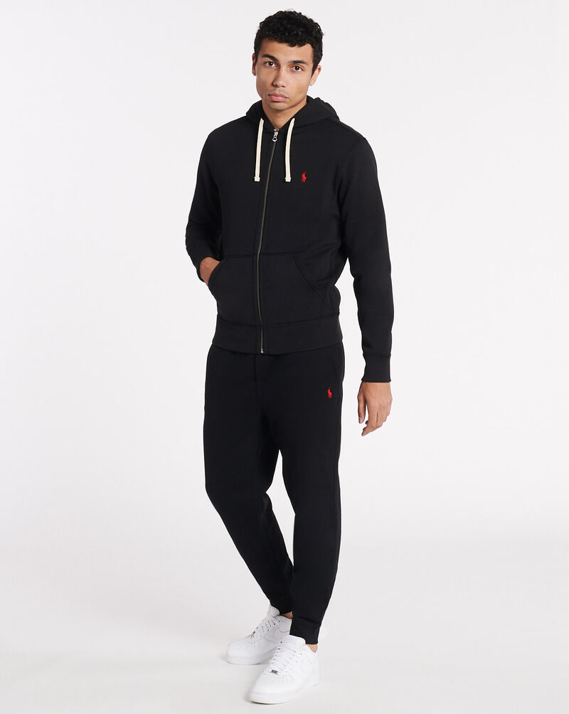 Polo Ralph Lauren Mens Classic Athletic Fleece Polo Hoodie  710548546003-BLK Black 4