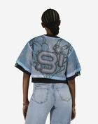 Smoke Rise Rhinestone Cropped Jersey Tee  RKT26S484SN-SEAFOAM Blue 2