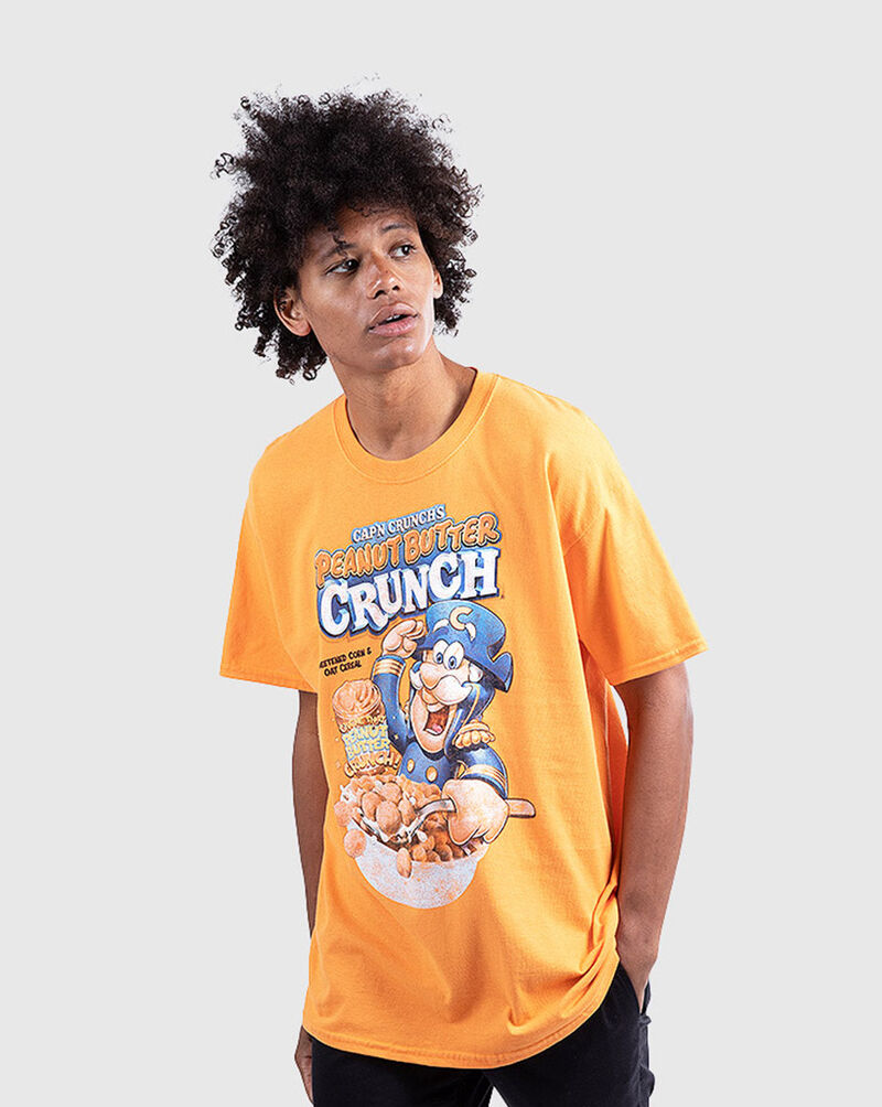 Graphic Tees Peanut Butter Captain Crunch Tee QRAS2042 Orange 2