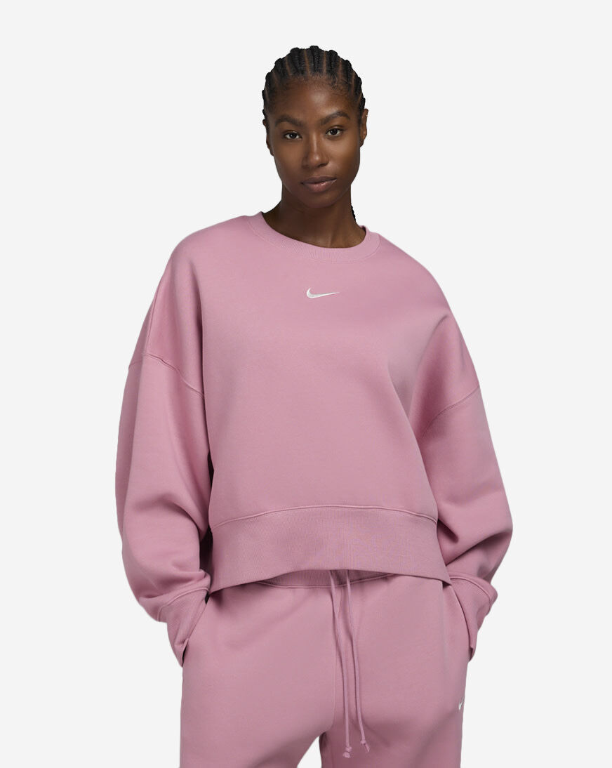 Shop Nike NSW Phoenix Fleece Crewneck DQ5761-699 pink | SNIPES USA