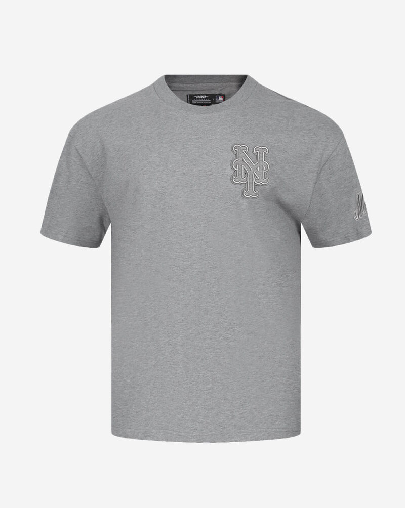 PRO STANDARD New York Mets Neutral Drop Shoulder Tee LNM1311662-DHG Grey 1